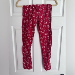 Minnie Mouse bow leggings